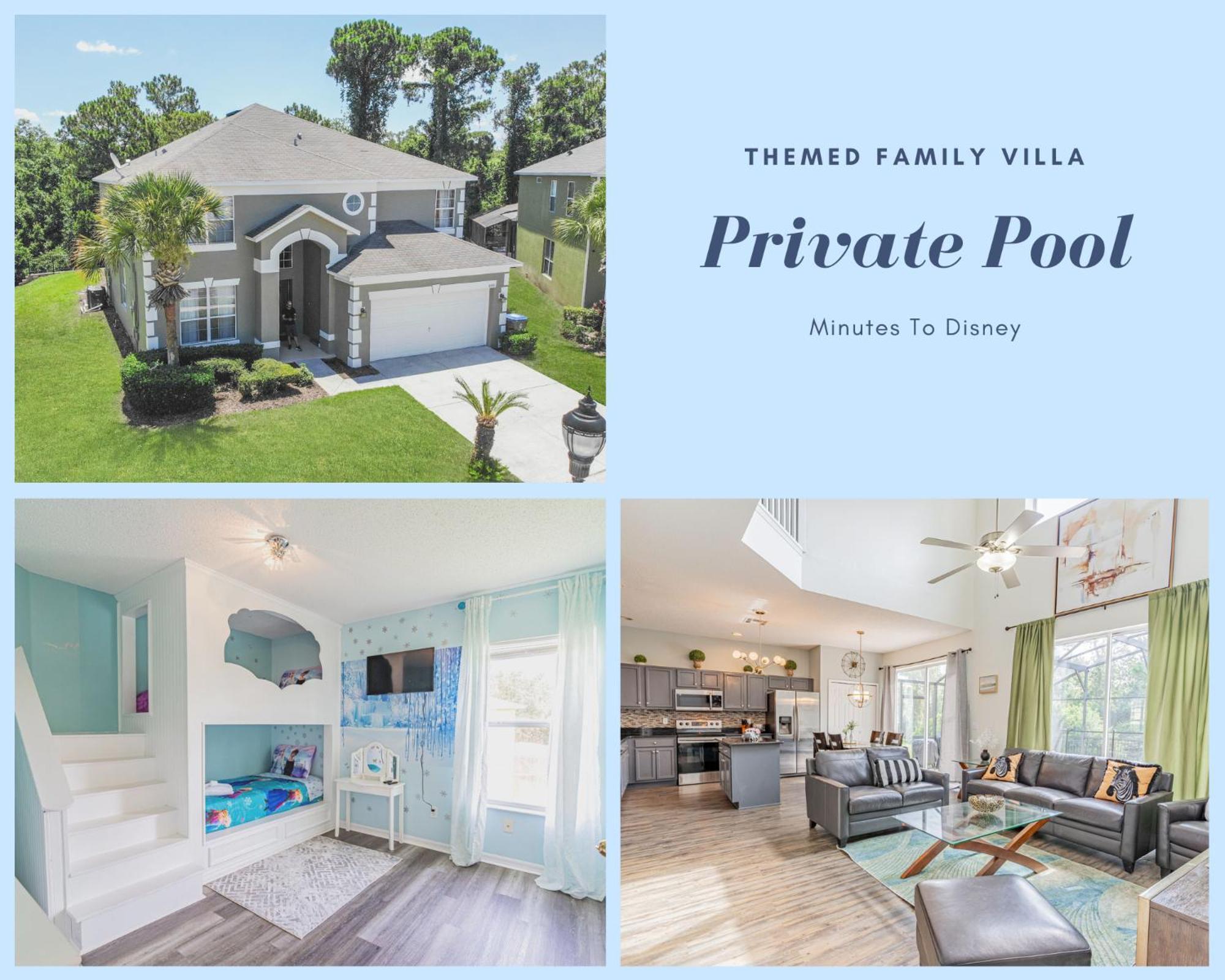 Themed Villa, 12 Min To Disney, Resort Access Орландо Екстериор снимка